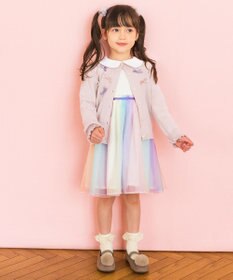 ANY KIDS ポンポン付きパンプス