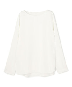 UNFILO サテン レイヤードブラウス