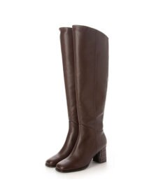 MODE ET JACOMO <MODE ET JACOMO>バック切り替えスクエアトゥロングブーツ