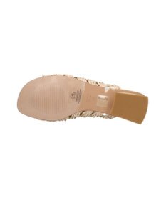 INTER-CHAUSSURES 【ANGEL ALARCON】ローヒールラフィアサンダル
