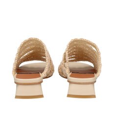 INTER-CHAUSSURES 【ANGEL ALARCON】ローヒールラフィアサンダル