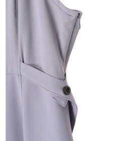 earth music&ecology サイドベルトフレアワンピース