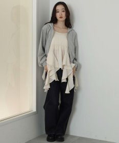 WEGO イレヘムフリルキャミワンピース