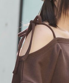 WEGO 裏起毛2WAYグラフィックワンショルBIGスウェット