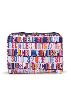 LeSportsac EXTRA LARGE RECTANGULAR COSMETIC/ダウンタウンNYC