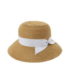 MOONBAT FURLA(フルラ) ペーパーブレードリボン巻きダウンハット サイズ調整可