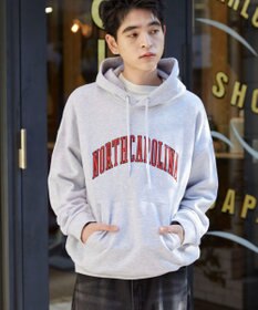 WEGO 【ユニセックス着用ITEM】ワッペンロゴパーカー