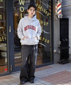 WEGO 【ユニセックス着用ITEM】ワッペンロゴパーカー