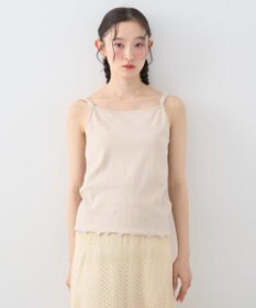 earth music&ecology パールストラップキャミソール