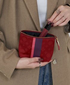 ラインプリントポーチ S(Z-227) / russet | ファッション通販 【公式
