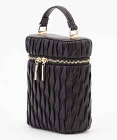 LA BAGAGERIE 【MONICA】ランダムプリーツバニティバッグ