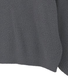 earth music&ecology パウダーシャギー畦プルオーバー