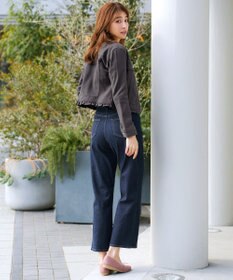 Tiaclasse ノーカラーデニムジャケット