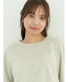 earth music&ecology 裏毛ドロストプルオーバー