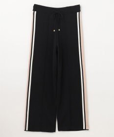 GRACE CONTINENTAL サイドラインニットパンツ