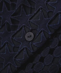 YECCA VECCA レースMIXレイヤードデザインシャツ