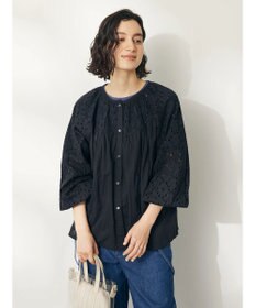 CRAFT STANDARD BOUTIQUE インド綿アイレット刺繍ブラウス