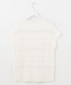 自由区 【洗える】フリンジディテール ニット