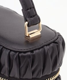 LA BAGAGERIE 【MONICA】ランダムプリーツバニティバッグ