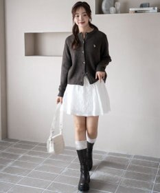 WEGO 【WEB限定/25年秋冬新作】別注USPOLO微起毛カーデ