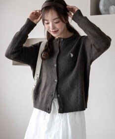 WEGO 【WEB限定/25年秋冬新作】別注USPOLO微起毛カーデ