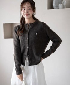 WEGO 【WEB限定/25年秋冬新作】別注USPOLO微起毛カーデ