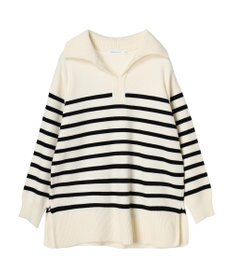 AMERICAN HOLIC バイパチ衿付きニットチュニック