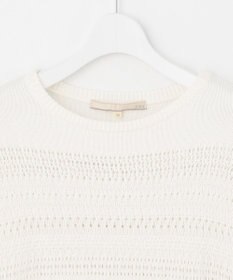 自由区 【洗える】フリンジディテール ニット