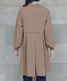 Tiaclasse 【洗える】バックプリーツパフスリーブコート