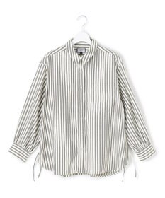 J.PRESS YORK STREET 【WOMEN】サイドドローストリング シャツブラウス