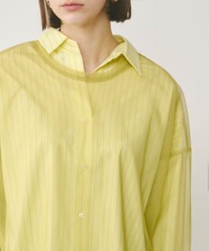 GRACE CONTINENTAL チュールレイヤードシャツ