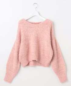 Feroux 【洗える】リボンヤーン プルオーバーニット