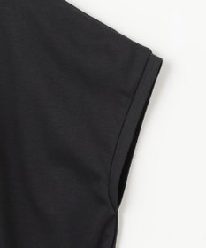 ANY 【汗ジミ防止加工】シルケットスムースフレンチスリーブ刺繍ロゴTシャツ