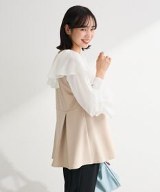 Green Parks ラッフルブラウス