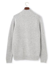 J.PRESS MEN 【Cash Lamb's Wool】ケーブルハーフジップ ニット