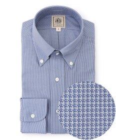 J.PRESS MEN 【吸水速乾 / UVケア / 高通気性】【SMART TECH】ハウンドトゥース ジャージーシャツ