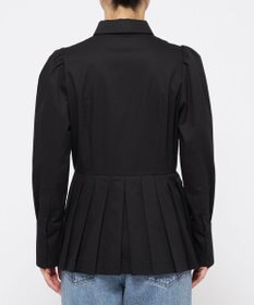 uncrave コットンツイル ペプラムシャツ（uncrave WHITE）