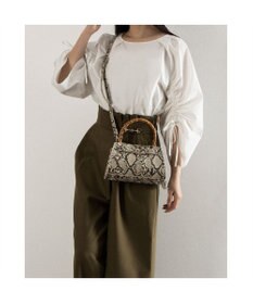 UNBILLION カシュカシュ cachecache / バンブーヒネリミニハンドバッグ