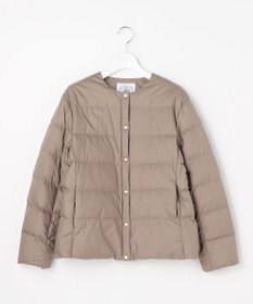 J.PRESS LADIES 【洗える】ライトダウン ノーカラー ジャケット