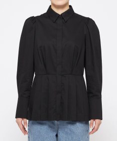 uncrave コットンツイル ペプラムシャツ（uncrave WHITE）