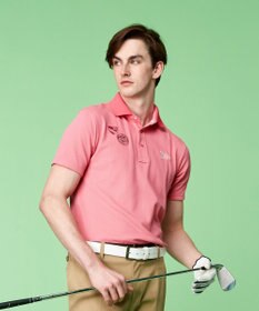 23区GOLF 【MEN】ハニカムカノコ半袖ポロシャツ