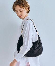 LeSportsac CHAIN N/S CONV HOBO/ディープシーブルーキルト