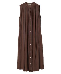 earth music&ecology 綿クレープワンピース（無地）