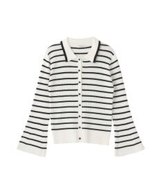 earth music&ecology レギュラーカラーニットカーディガン