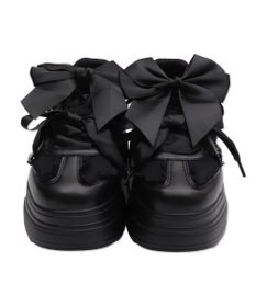 WEGO ダブルリボンフリルスニーカー