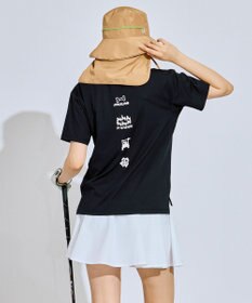 PW CIRCULUS 【吸水速乾 / UV遮蔽率96.3% UVカット / ストレッチ】【WOMEN】ポケットモックT ゴルフウェア レディース