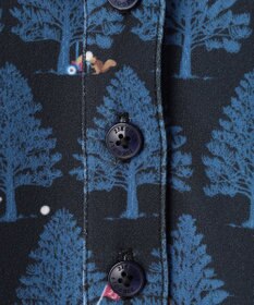 23区GOLF 【WOMEN】白夜ゴルフ柄 長袖シャツ