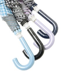 MOONBAT 【キッズ】晴雨兼用日傘 長傘 ギンガムチェック 裾リフレクター 50cm 遮光 遮熱 UV