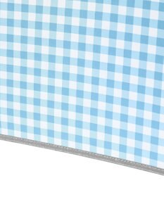 MOONBAT 【キッズ】晴雨兼用日傘 長傘 ギンガムチェック 裾リフレクター 50cm 遮光 遮熱 UV