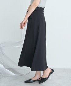 earth music&ecology ウエストリボンフレアスカート